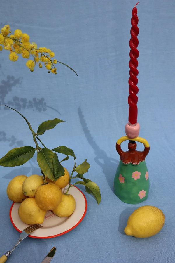 Ileana Makri Nina Green Candleholder