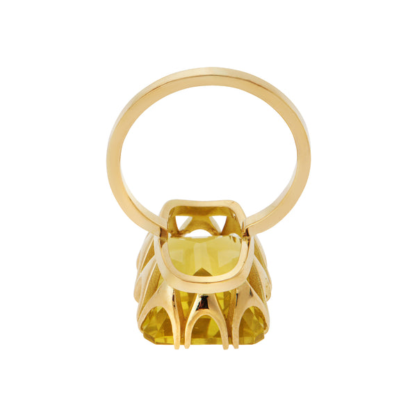Ileana Makri Oblong Crown Solitaire Lemon Topaz