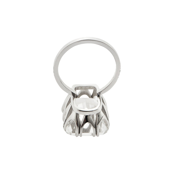 Ileana Makri Oblong Crown Solitaire White Topaz