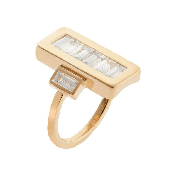 Ileana Makri Oblong Tile Ring Y-D