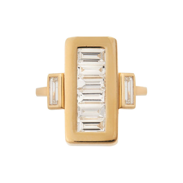 ileana makri Oblong Tile Ring Y-D