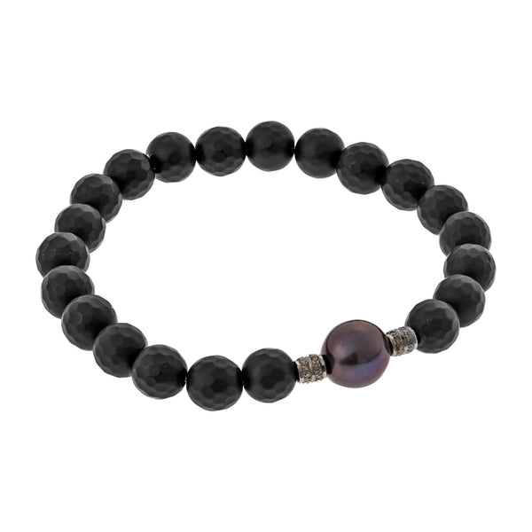 Ileana Makri Onyx & Black Pearl Bracelet 43