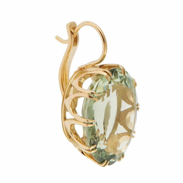 Ileana Makri Oval Crown Green Amethyst