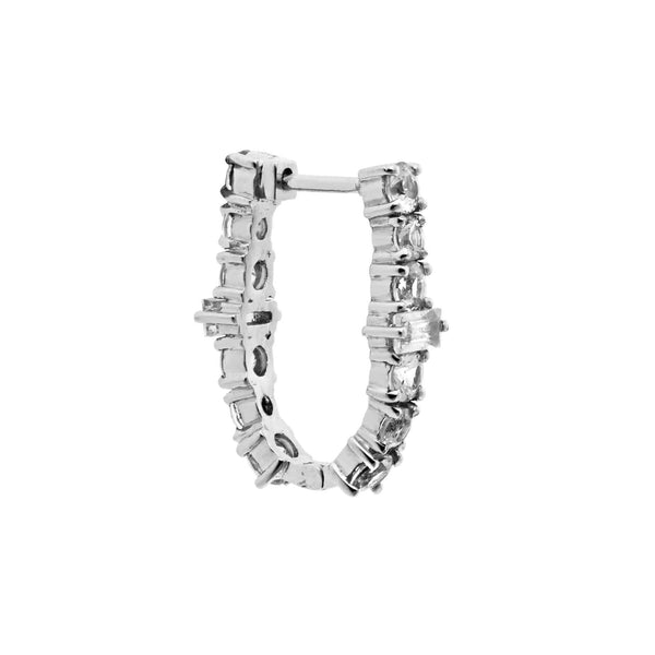 Ileana Makri Oval Rivulet Hoops W-D