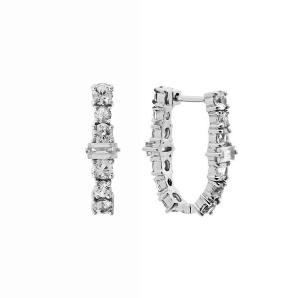 ileana makri Oval Rivulet Hoops W-D