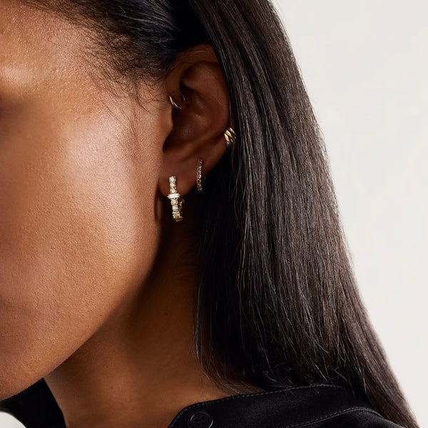 Ileana Makri Oval Rivulet Hoops Y-CHD