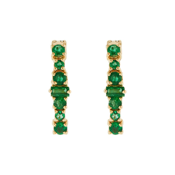 Ileana Makri Oval Rivulet Hoops Y-EM