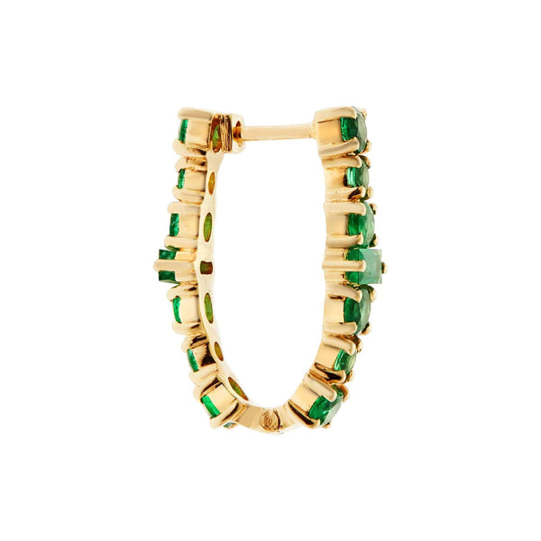 Ileana Makri Oval Rivulet Hoops Y-EM