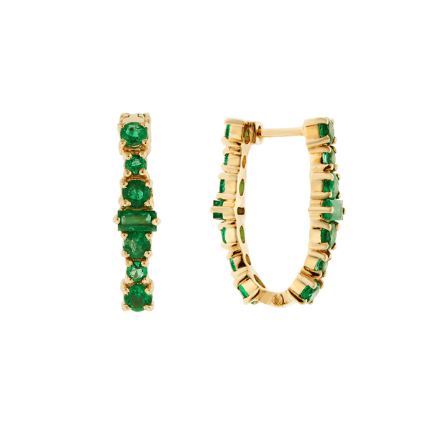 ileana makri Oval Rivulet Hoops Y-EM