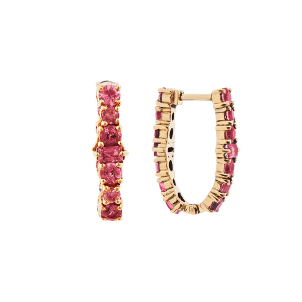 ileana makri Oval Rivulet Hoops Y-RU