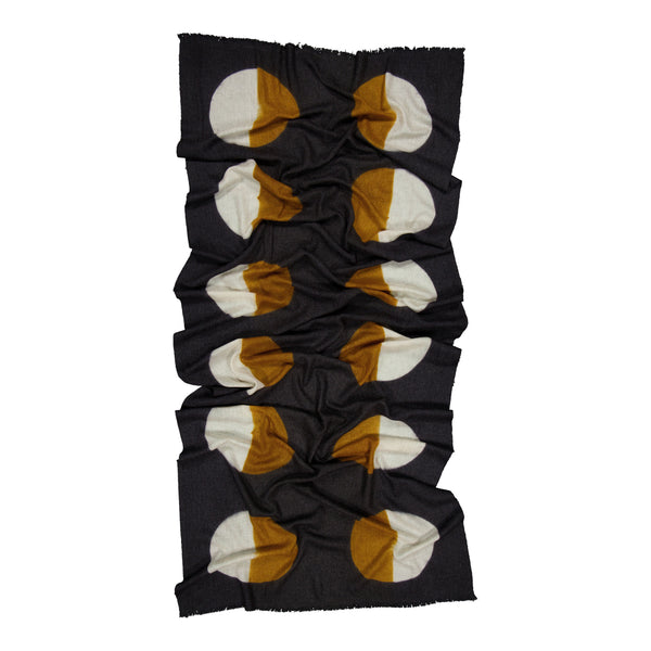 Ileana Makri Parade Scarf Black & Gold