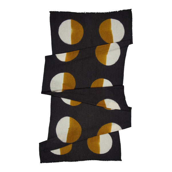 ileana makri Parade Scarf Black & Gold