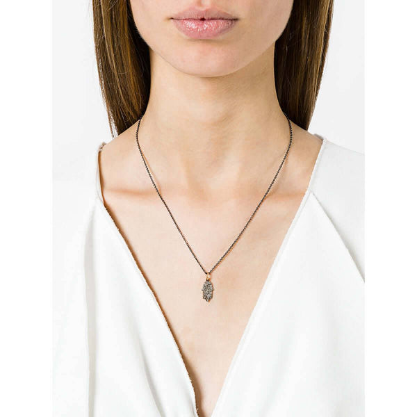 Ileana Makri Pavé Fatima Hand Pendant