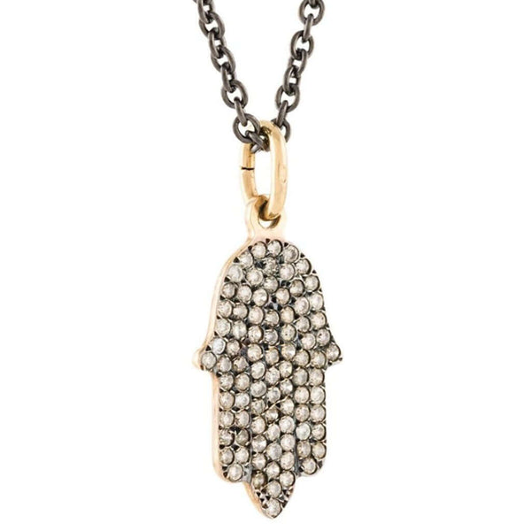 ileana makri Pavé Fatima Hand Pendant