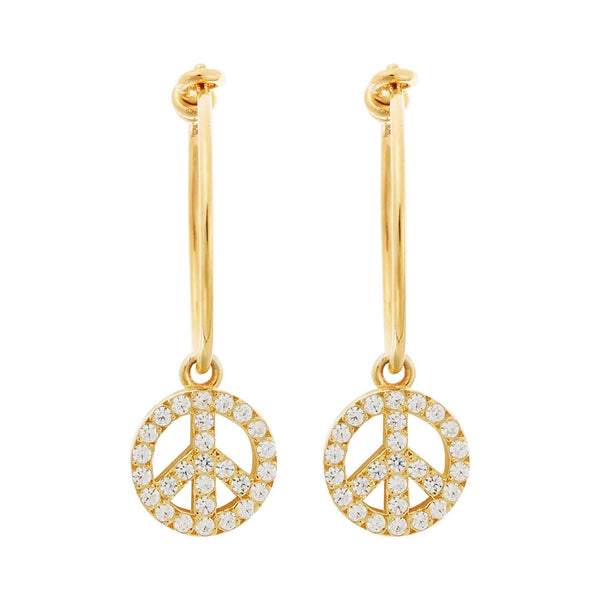 ileana makri Peace Hoops
