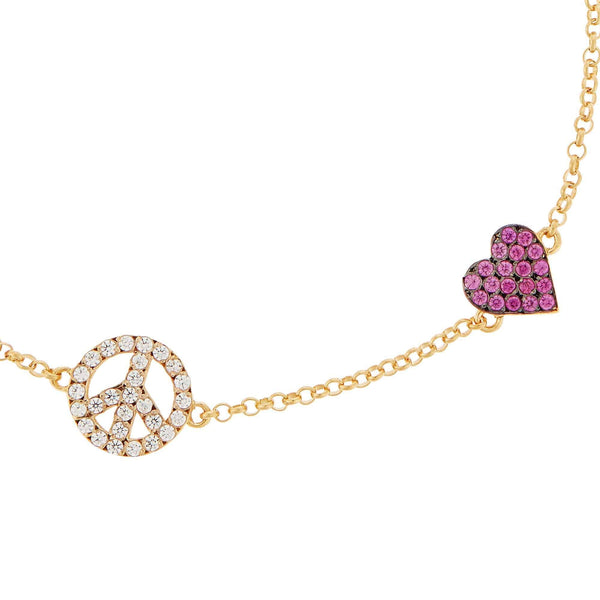 Ileana Makri Peace & Love Bracelet