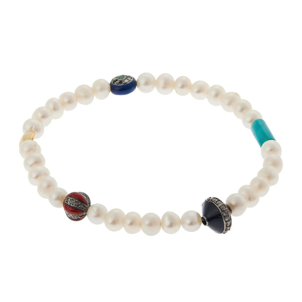 Ileana Makri Pearl Beaded Bracelet 25