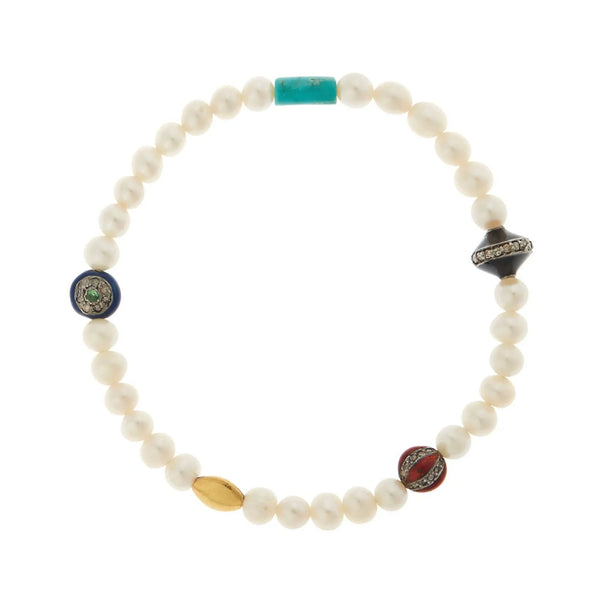 ileana makri Pearl Beaded Bracelet 25