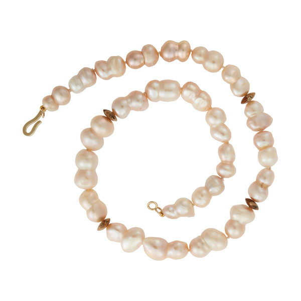 Ileana Makri Pearl & Jasper Drift Necklace 111 (45cm)