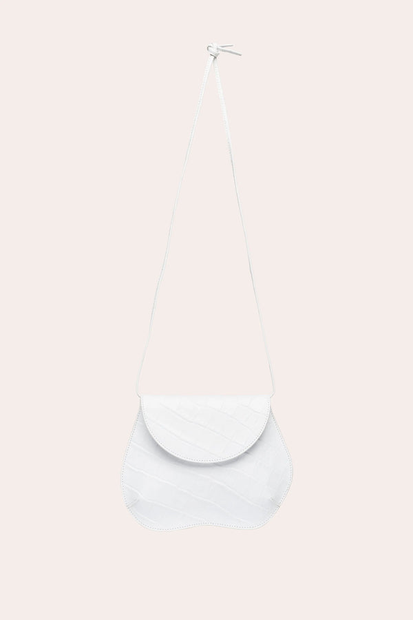 ileana makri Pebble Mini Bag White Croc
