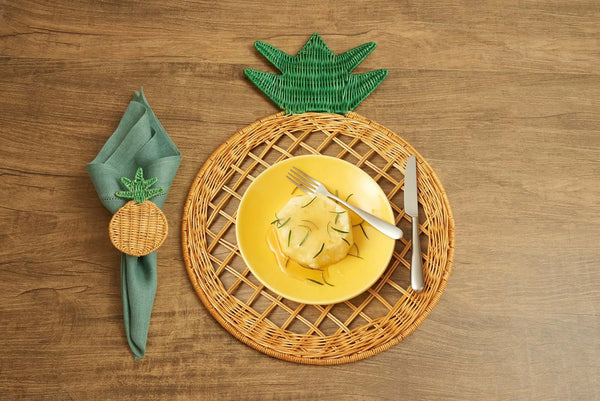 Ileana Makri Pineapple Placemats (Set Of 4)