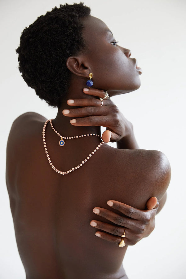 Ileana Makri Pink Hematite Beads