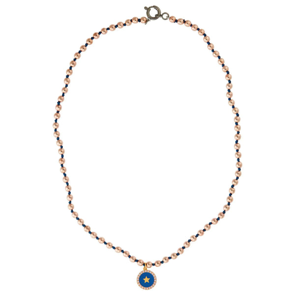 Ileana Makri Pink Hematite Blue Star