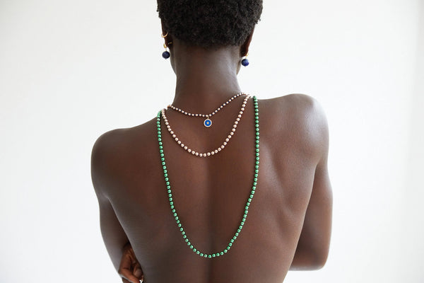 Ileana Makri Pink Hematite Blue Star