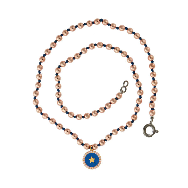 ileana makri Pink Hematite Blue Star