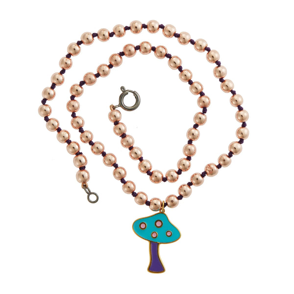 Ileana Makri Pink Hematite Mushroom