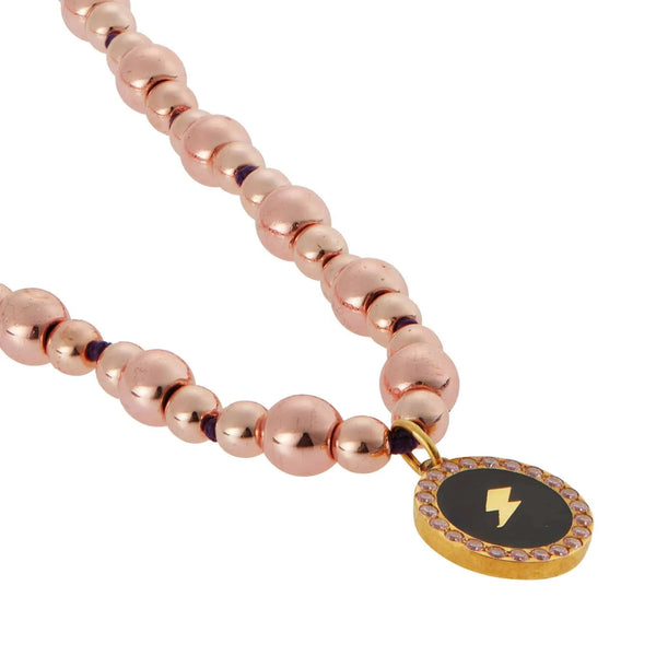 Ileana Makri Pink Hematite Thunder