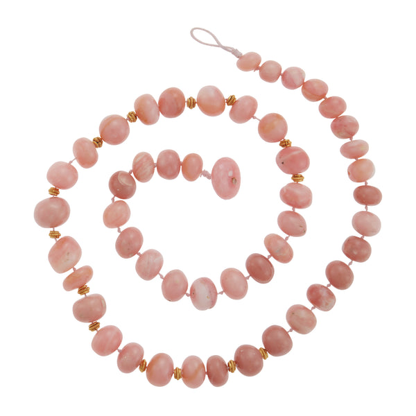 Ileana Makri Pink Opal Beaded Necklace 220 (40cm)