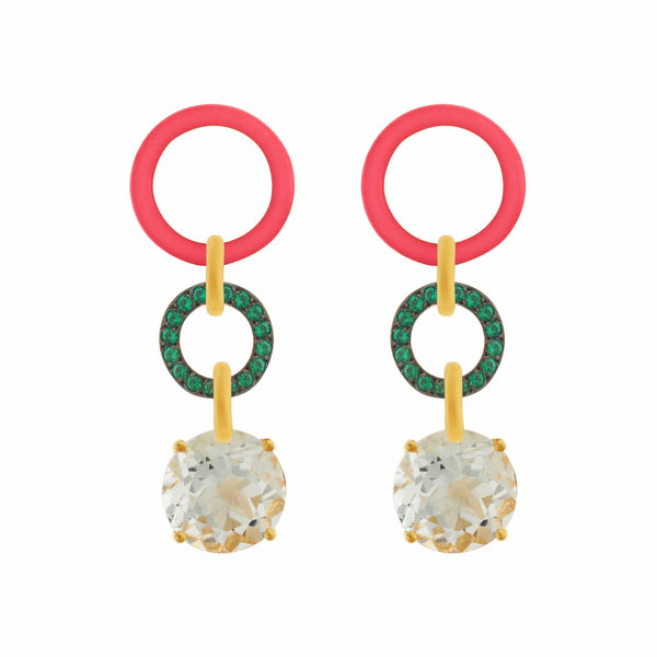 ileana makri Pink Twist White Topaz