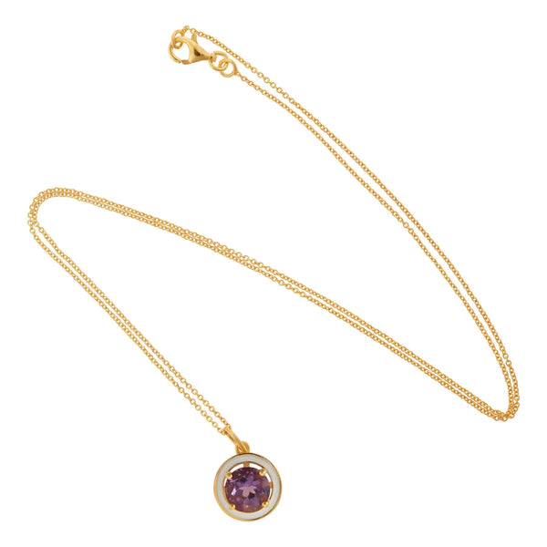 Ileana Makri Purple Amethyst Enamel