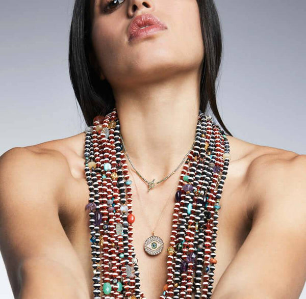 Ileana Makri Purple Diamond Riviera Necklace