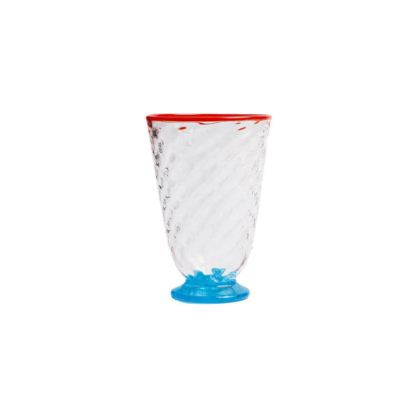 Ileana Makri Quilted Glasses Blue (Set Of 2)