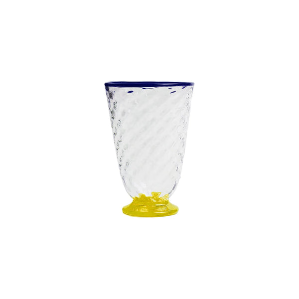 Ileana Makri Quilted Glasses Yellow (Set Of 2)