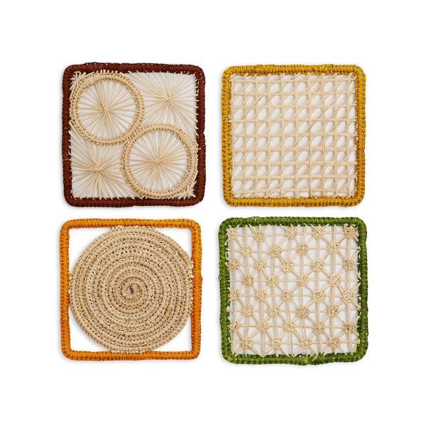 ileana makri Raffia Coasters (Set Of 4)