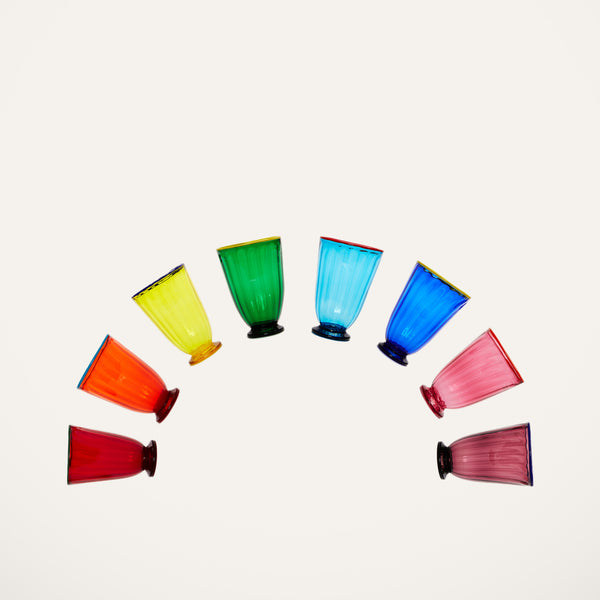 Ileana Makri Rainbow Glasses (Set Of 8)