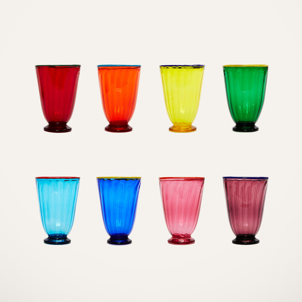 Ileana Makri Rainbow Glasses (Set Of 8)