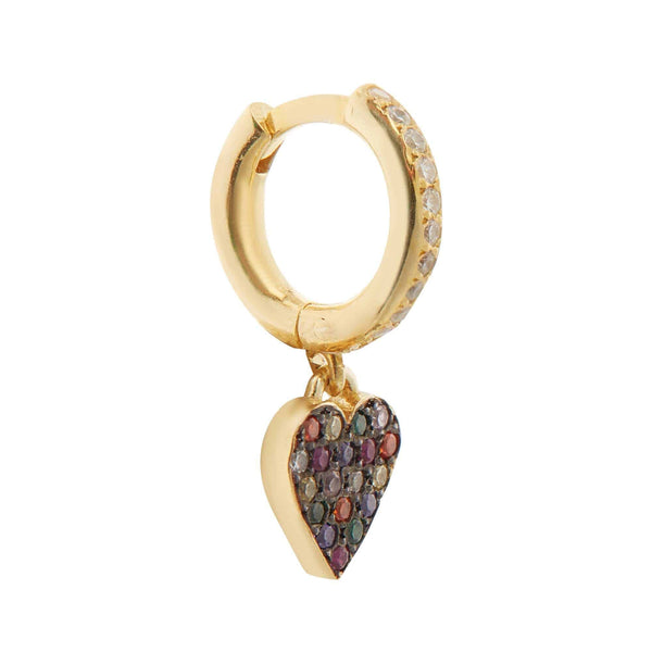 Ileana Makri Rainbow Love Midi Hoops