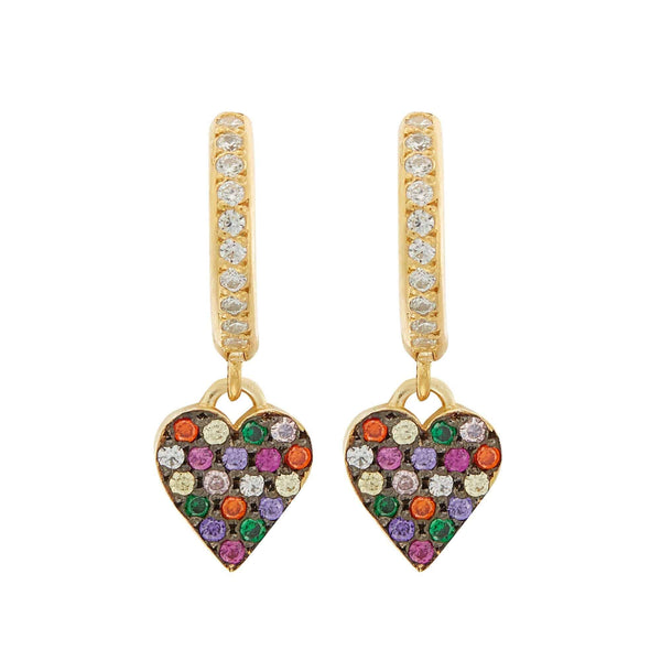 ileana makri Rainbow Love Midi Hoops