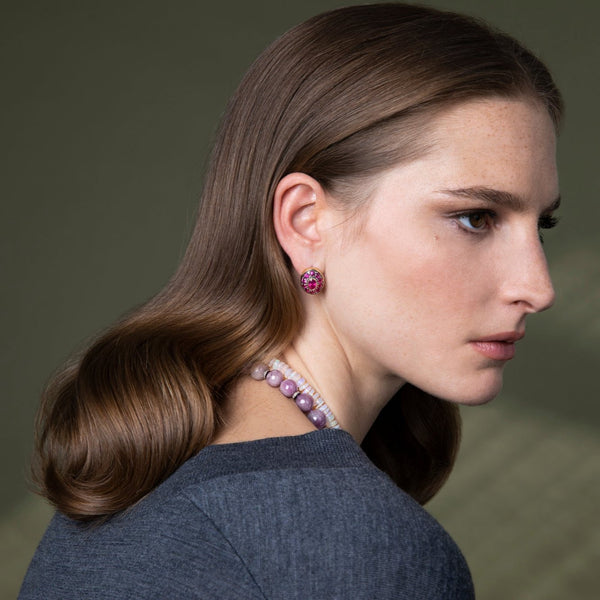 Ileana Makri Repose Ruby Earrings