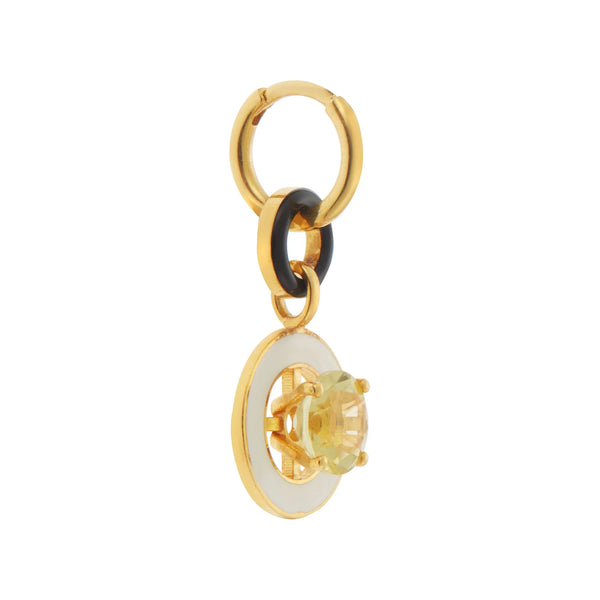 Ileana Makri Rhythm Earrings Lemon Topaz