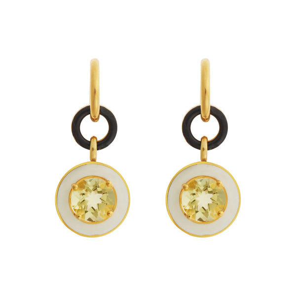 ileana makri Rhythm Earrings Lemon Topaz