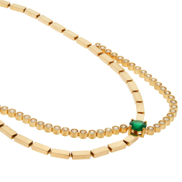 Ileana Makri River Οverflow Necklace Y-TTLB-EM
