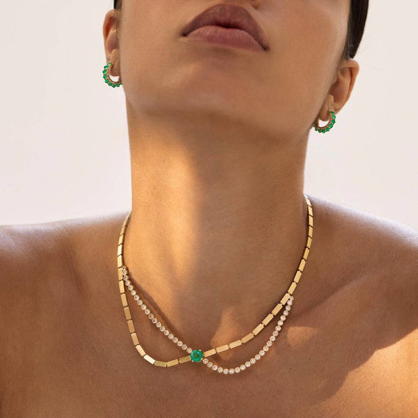 Ileana Makri River Οverflow Necklace Y-TTLB-EM