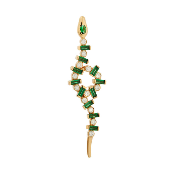 Ileana Makri Rivulet Snake Pendant