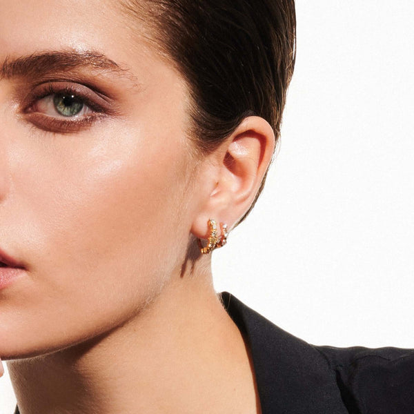 Ileana Makri Round Rivulet Hoops Y-CHD