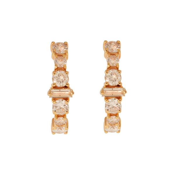 Ileana Makri Round Rivulet Hoops Y-CHD